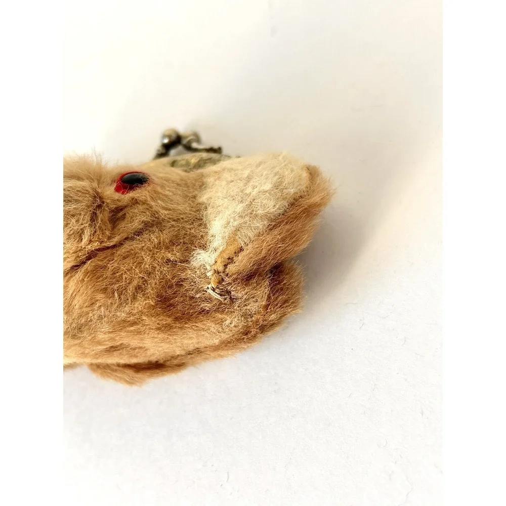 Vintage Koala‎ Bear Stuffed Coin Purse Pouch Australian Souvenir 3.5x3